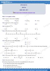 Đề thi học kì 1 Toán 7 - Đề số 10 - Kết nối tri thức